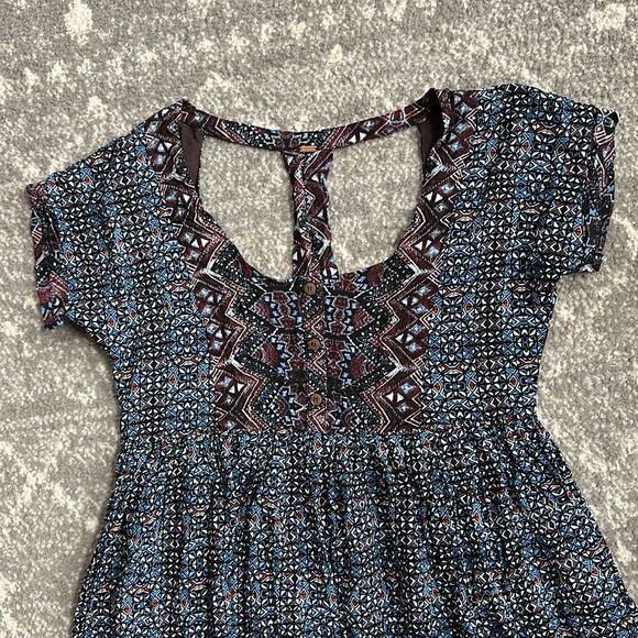 Free People Sundown Babydoll dress in Blue - Picture 5 of 11